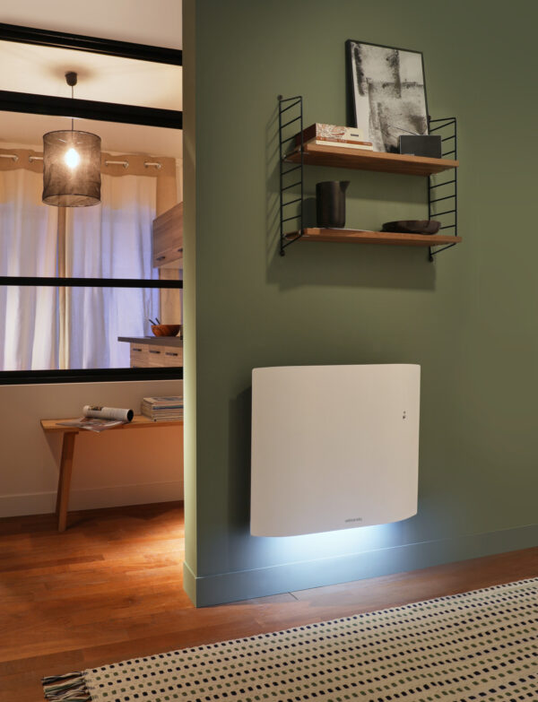 Atlantic divali neo(double corps chauffe fonte) façade chauffante connecte et lumineux 1000W